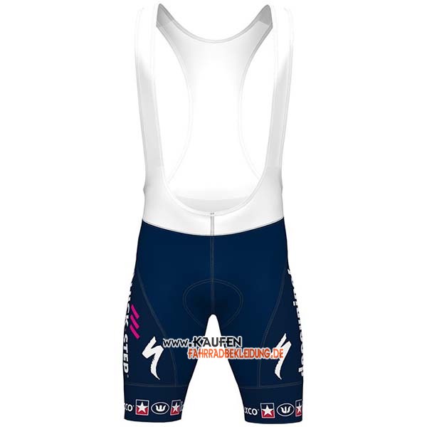 Deceuninck Quick Step Campione USA Kurzarmtrikot 2020 und Kurze Tragerhose Blau